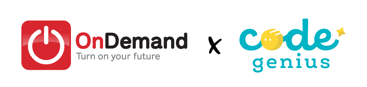Ondemand-x-Code-Genius-Logo